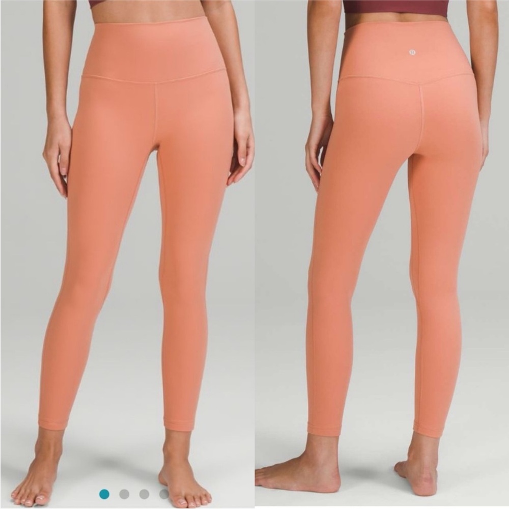 Salmon Pink Lululemon leggings